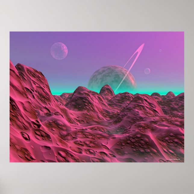 Purple Moon Poster (Front)