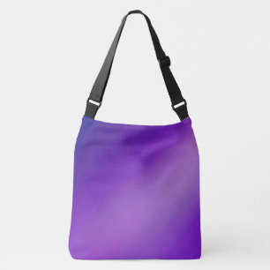 Purple moonlight ombre effect crossbody bag