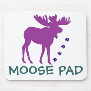 Purple MOOSE Pad Mouse Pad