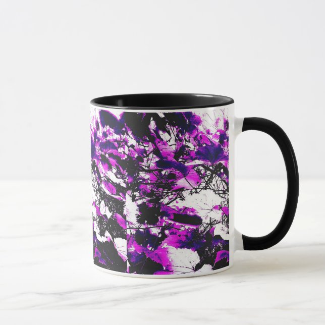 Purple Morning Abstract Mug (Right)