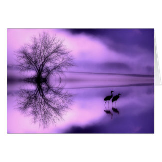 Purple Morning Card