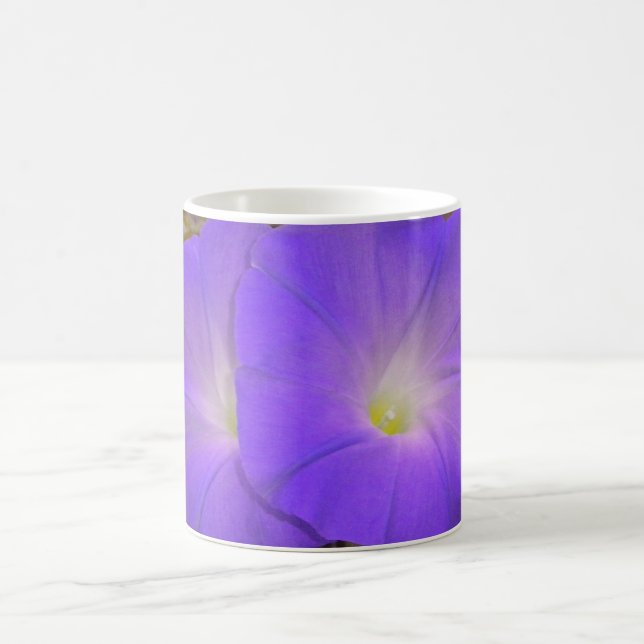 Purple Morning Glory Duo mug (Center)