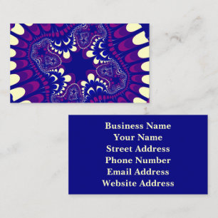 Purple Morning Glory Flower Business Card