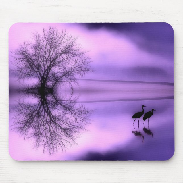 Purple Morning Mouse Pad (Front)