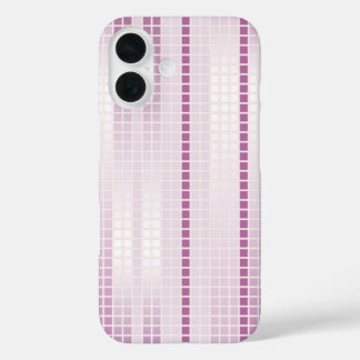 Purple Mosaic Tiles iPhone 16 Case