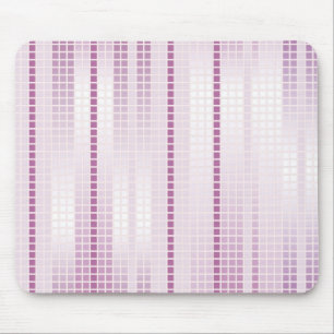 Purple Mosaic Tiles Mouse Pad