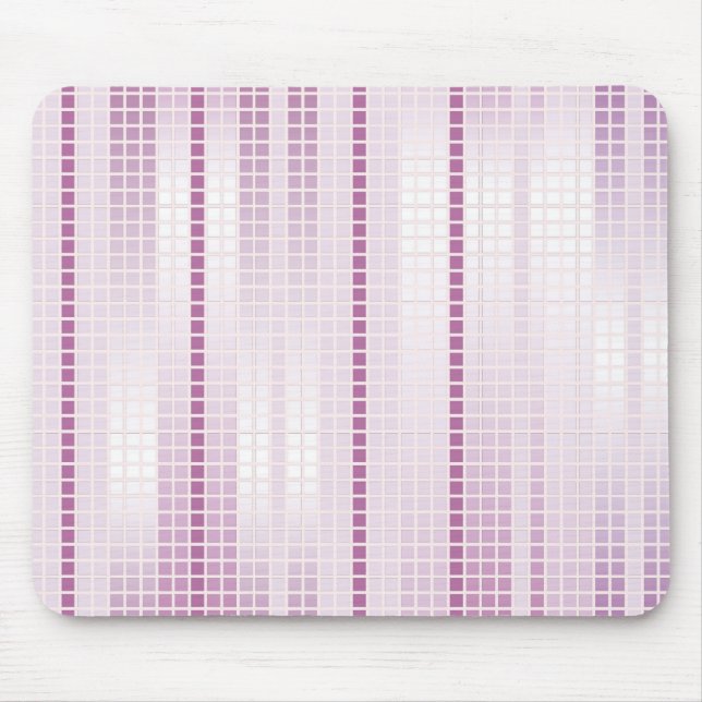 Purple Mosaic Tiles Mouse Pad (Front)