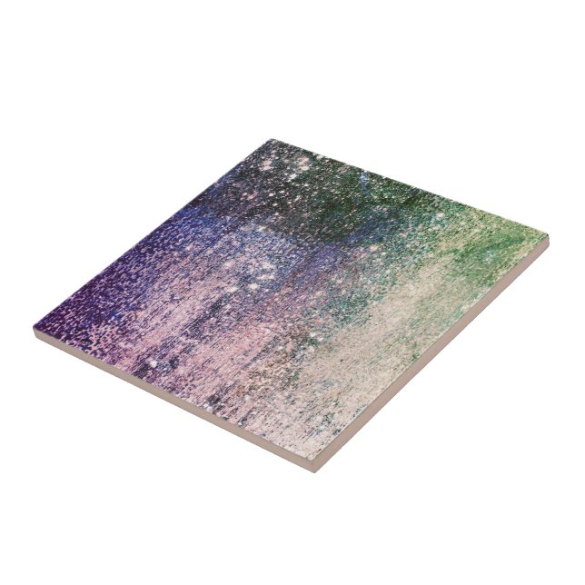 Purple Moss Ceramic Tile (Side)