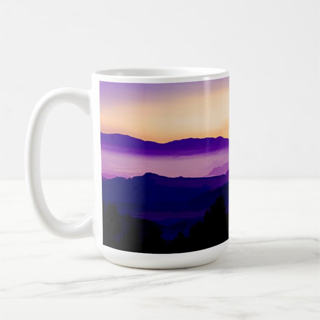 Purple Mountain Majesty 11 oz or 15 oz mug (Left)