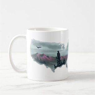 Purple Mountains Across the Land Coffee Mug