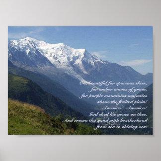 Purple Mountain's Majesty Poster