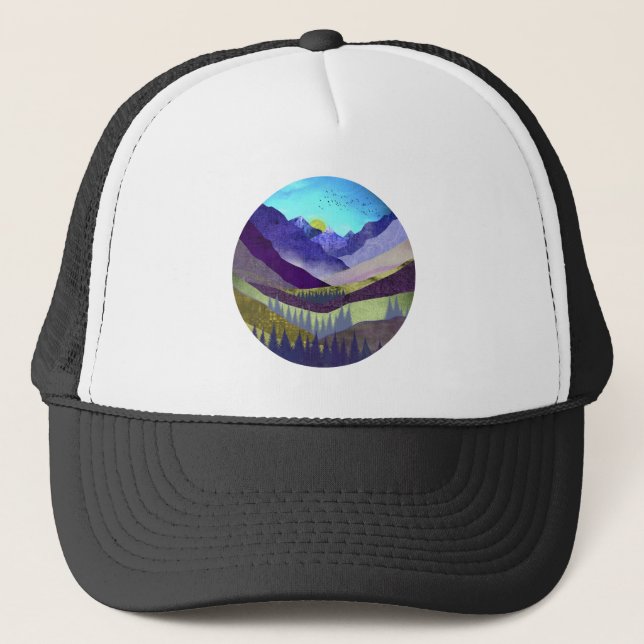 Purple Mountains Majesty Trucker Hat (Front)