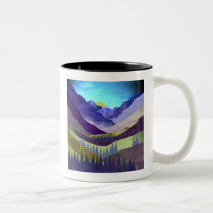 Purple Mountains Majesty Two-Tone Coffee Mug