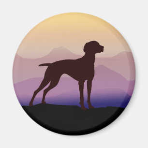 Purple Mountains Vizsla Magnet