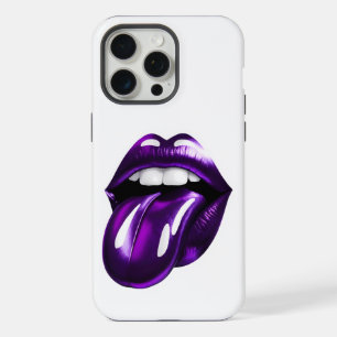 Purple mouth iPhone 15 pro max case
