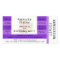 Purple Movie Night Party Admission Ticket Invite