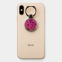 Purple Mums Ring Holder