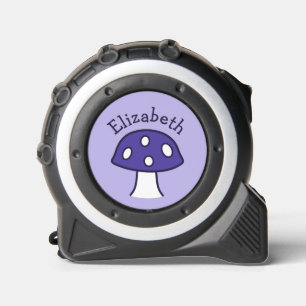 Purple Mushroom Name Tape Measure 1