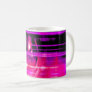 Purple music speakers coffee mug