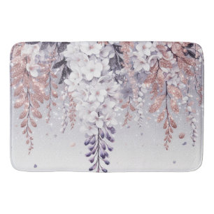 Purple Mystical Wisteria Drift Bath Mat