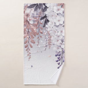 Purple Mystical Wisteria Drift Bath Towel Set
