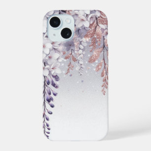 Purple Mystical Wisteria Drift iPhone 15 Case