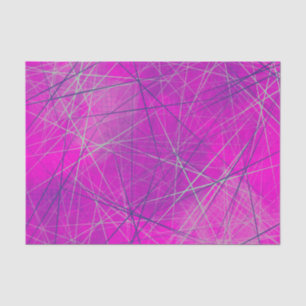 Purple n Pink Network Lines Abstract Tissue Paper