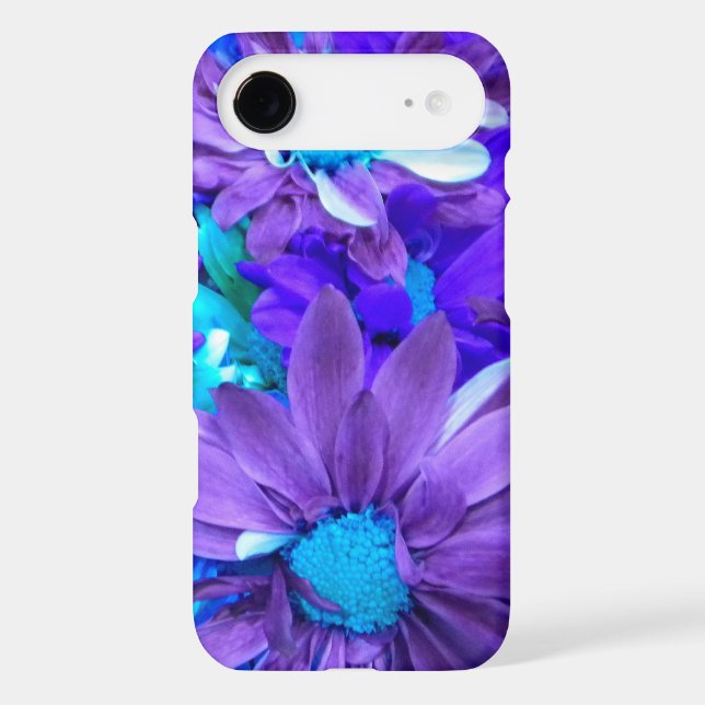 Purple N Turquoise Bouquet iPhone 5 Case (Back)