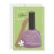 Purple Nail Polish Birthday Invite