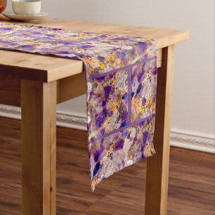 Purple Nature Collage Medium Table Runner