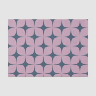 Purple Navy Blue Mid Century Modern Elegant Boho Tissue Paper