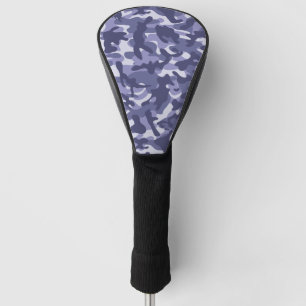 Purple Navy Camouflage  Golf Head Cover