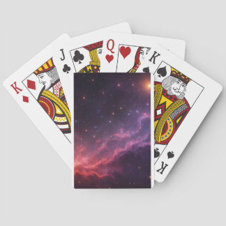 Purple Nebula Playing Cards