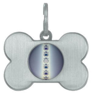 Purple Necklace Pet ID Tag