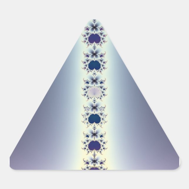 Purple Necklace Triangle Sticker (Front)