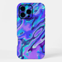 Purple Neon Marble Texture Abstract Liquid Paint