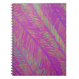 Purple Neon Palms Notebook