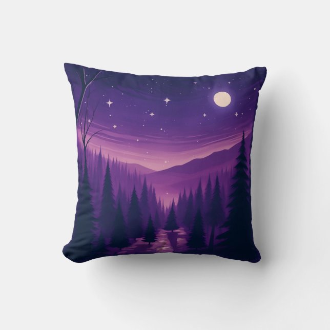 Purple Night Cushion (Front)