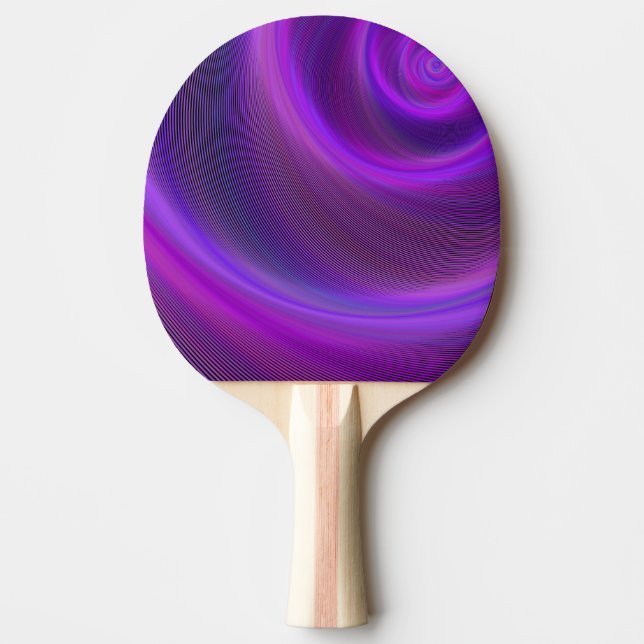 Purple night storm ping pong paddle (Front)