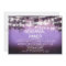 purple night & string lights rehearsal dinner
