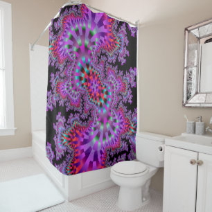 Purple Nightmare Shower Curtain