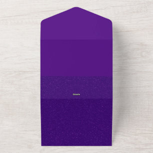 Purple Noise All-In-One Wedding Invite – Customise