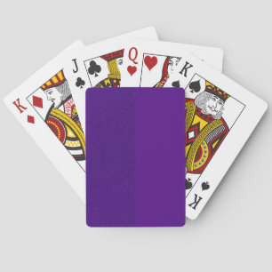 Purple Noise Classic Custom Playing Cards