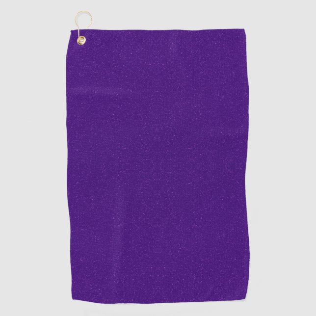 Purple Noise Custom Golf Towel (Front)