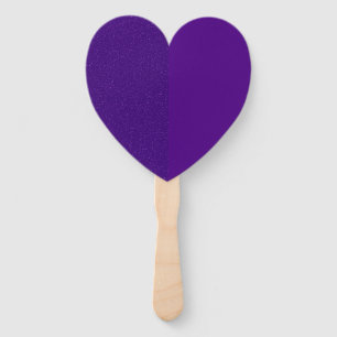 Purple Noise-Effect Heart Paddle Fan – Customise