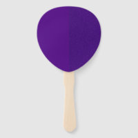 Purple Noise-Effect Teardrop Paddle Fan (Custom)