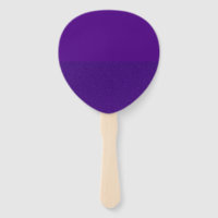 Purple Noise-Effect Teardrop Paddle Fan (Custom)