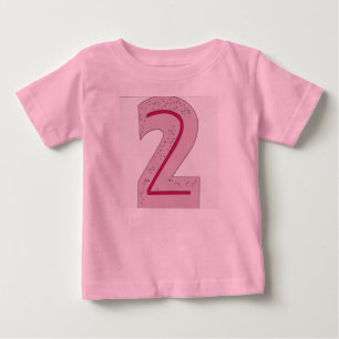 Purple Number 2 Baby T-Shirt