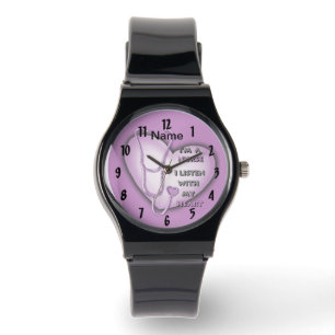 Purple Nurse Heart Watch