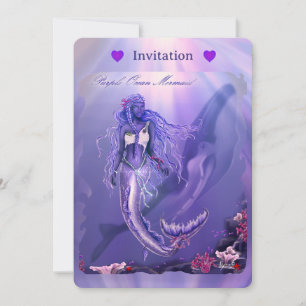Purple Ocean Mermaid